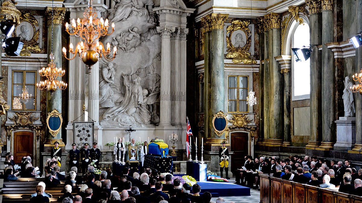 Prinsesse Lilians begravelse