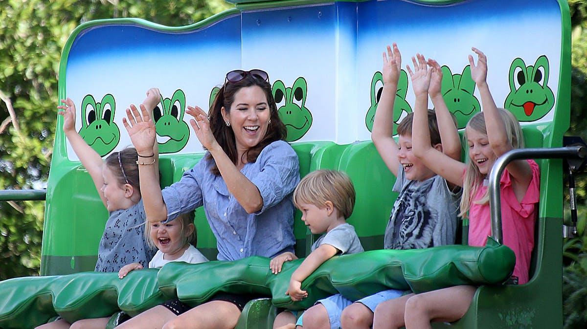 Kronprinsesse Mary nyder besøget i LEGOLAND for fulde med sine fire dejlige kongelige børn.