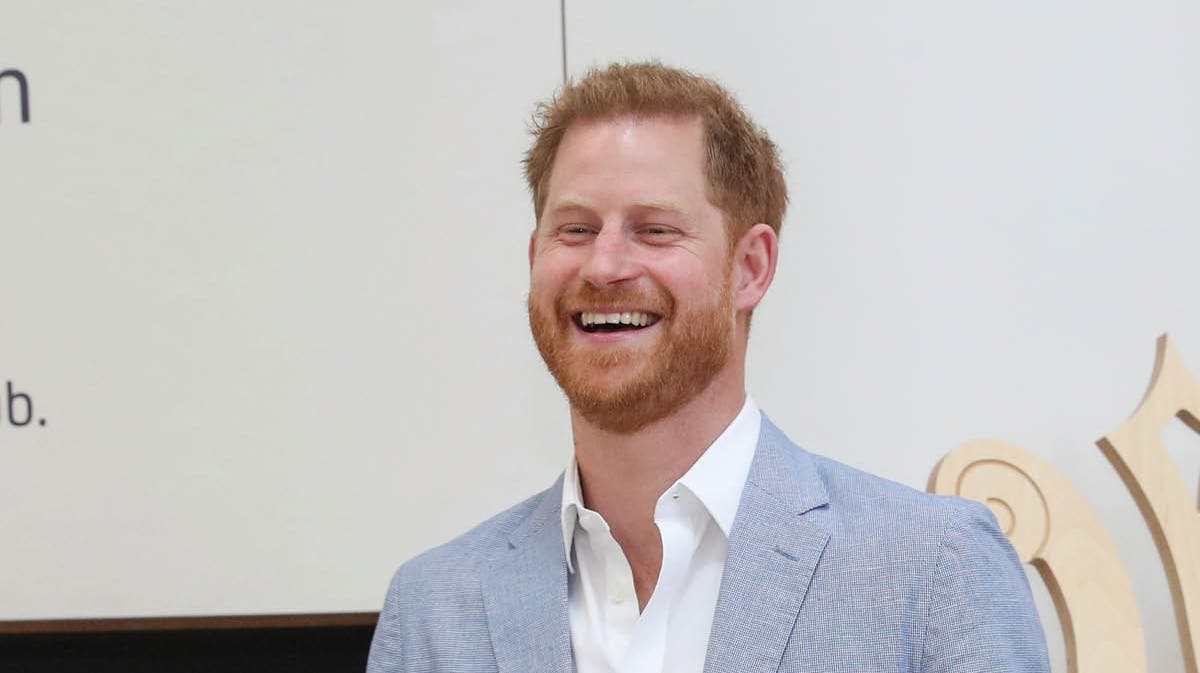 Prins Harry på besøg på Sheffield Childrens Hospital den 25. juli 2019.