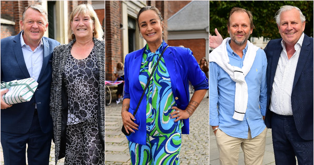 Se billederne: Gæsterne ankommer til Bubber og Signe Rossings bryllup ...