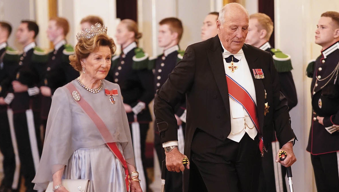 Dronning Sonja og kong Harald.&nbsp;