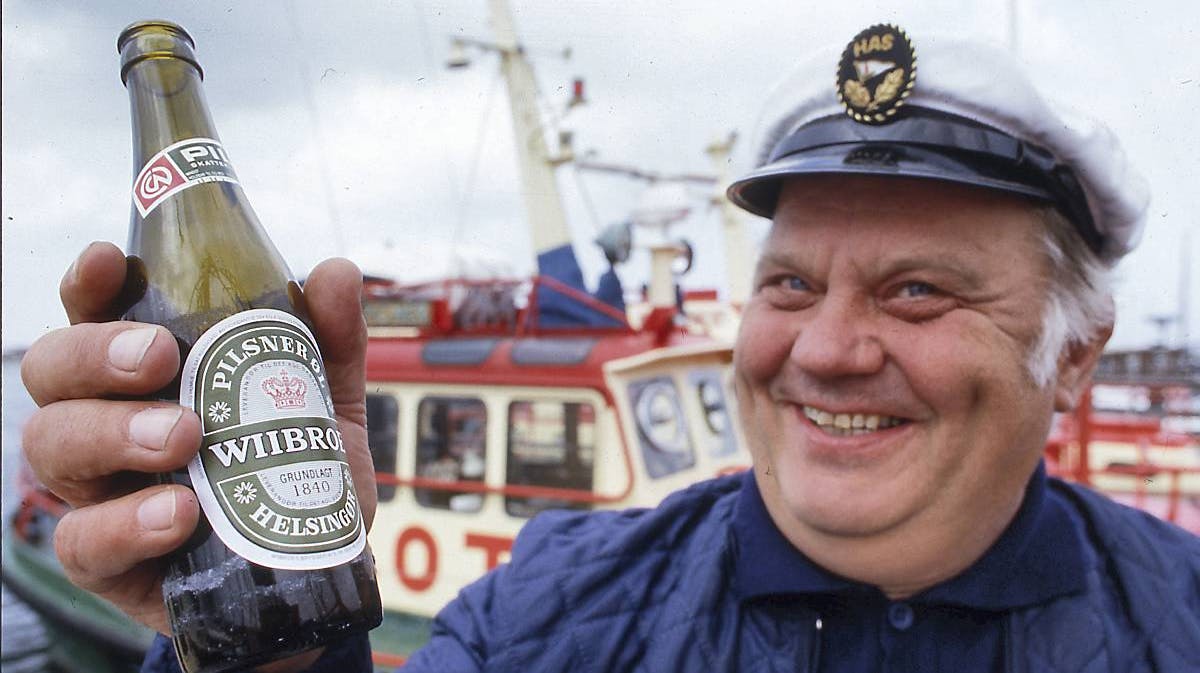 Ove Verner Hansen var fra Helsingør - så der skulle selvfølgelig skåles i byens øl, Wiibroe