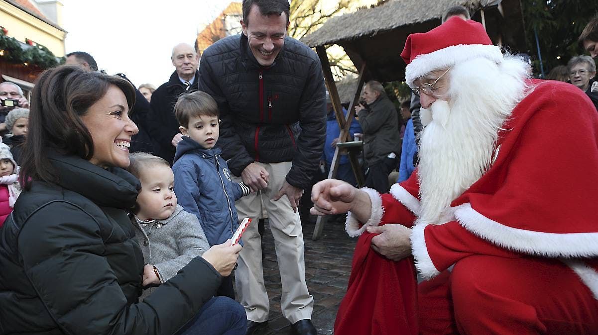 Prinsesse Marie, prinsesse Athena, prins Henrik og prins Joachim.