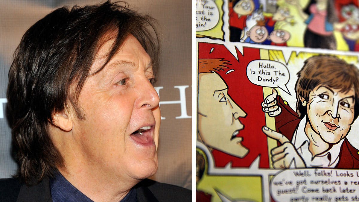 Paul McCartney kan snart se sig selv i en tegnet udgave i tegneserien ?Paul McCartney: Carry that Weight?.
