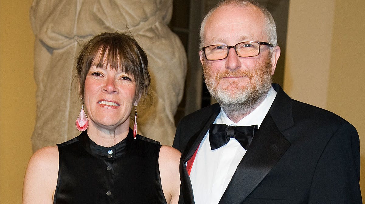 Lise Palm med sin mand Peter Aalbæk