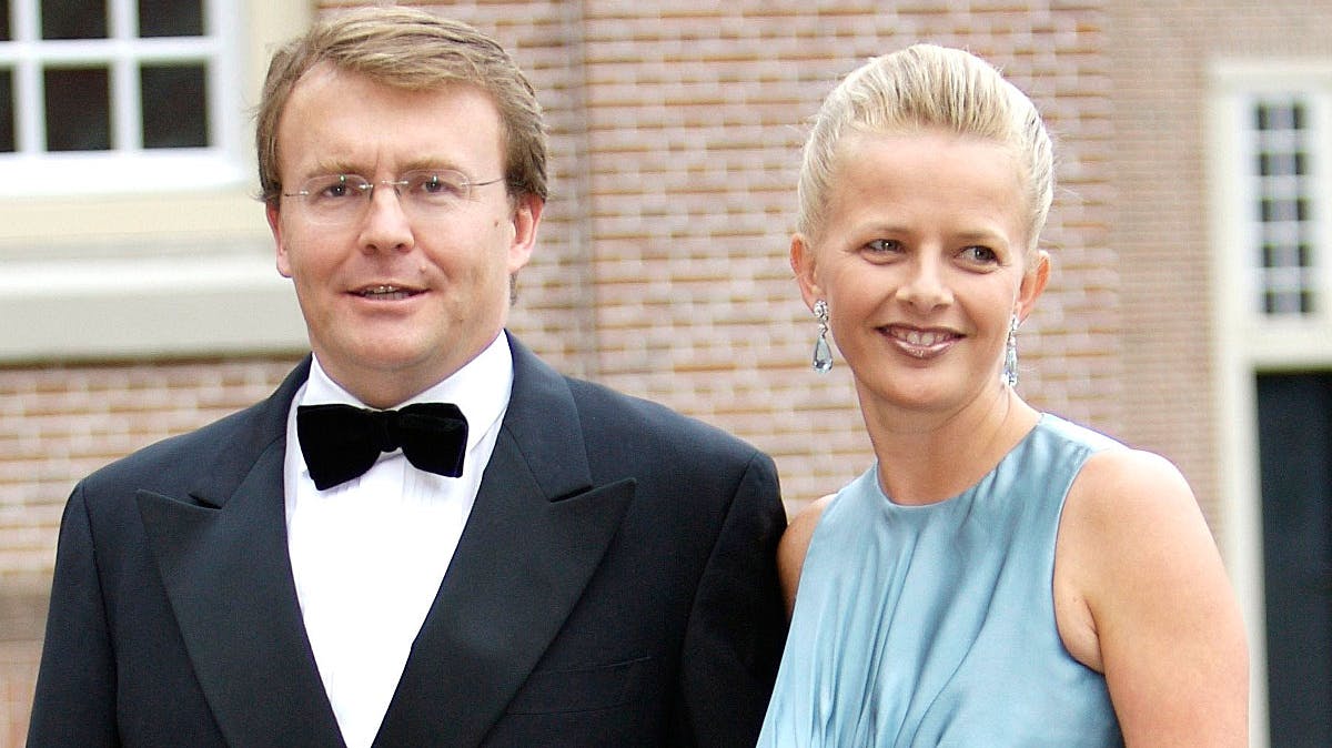 Prins Johan Friso med sin hustru Mabel - død