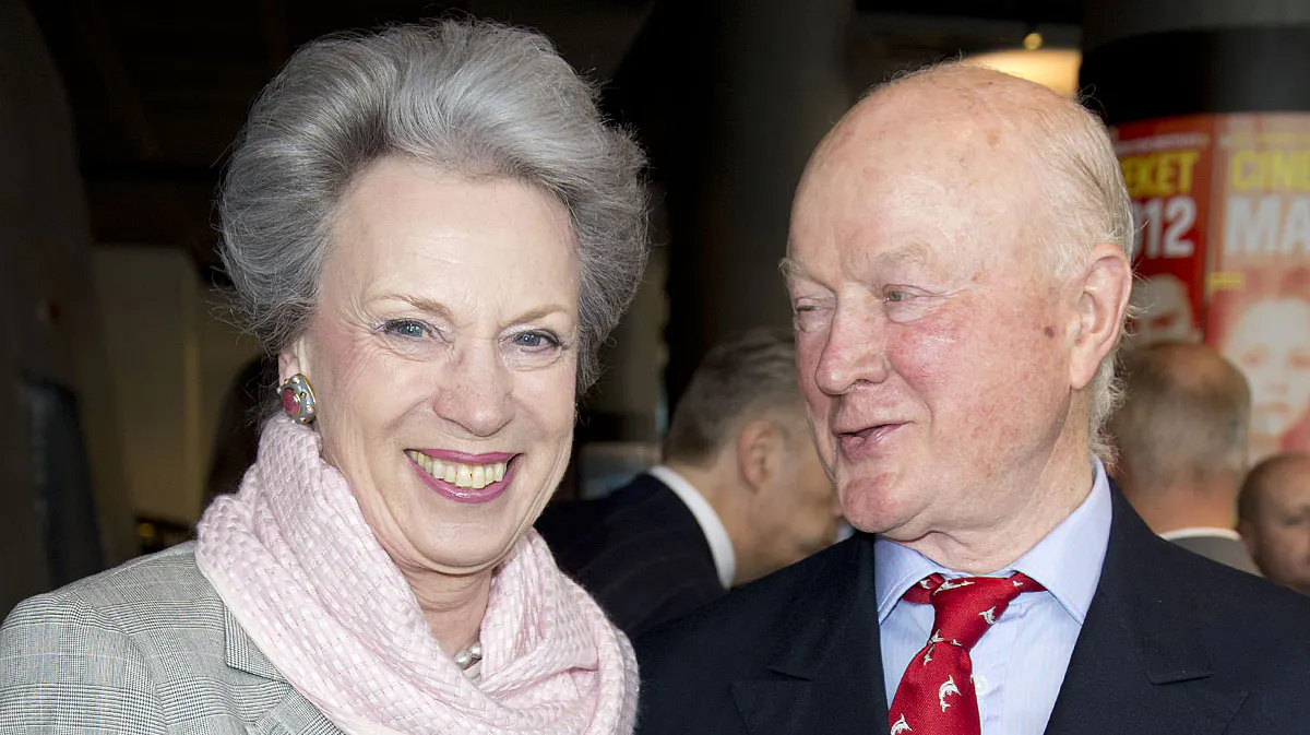 Prinsesse Benedikte med sin mand prins Richard.