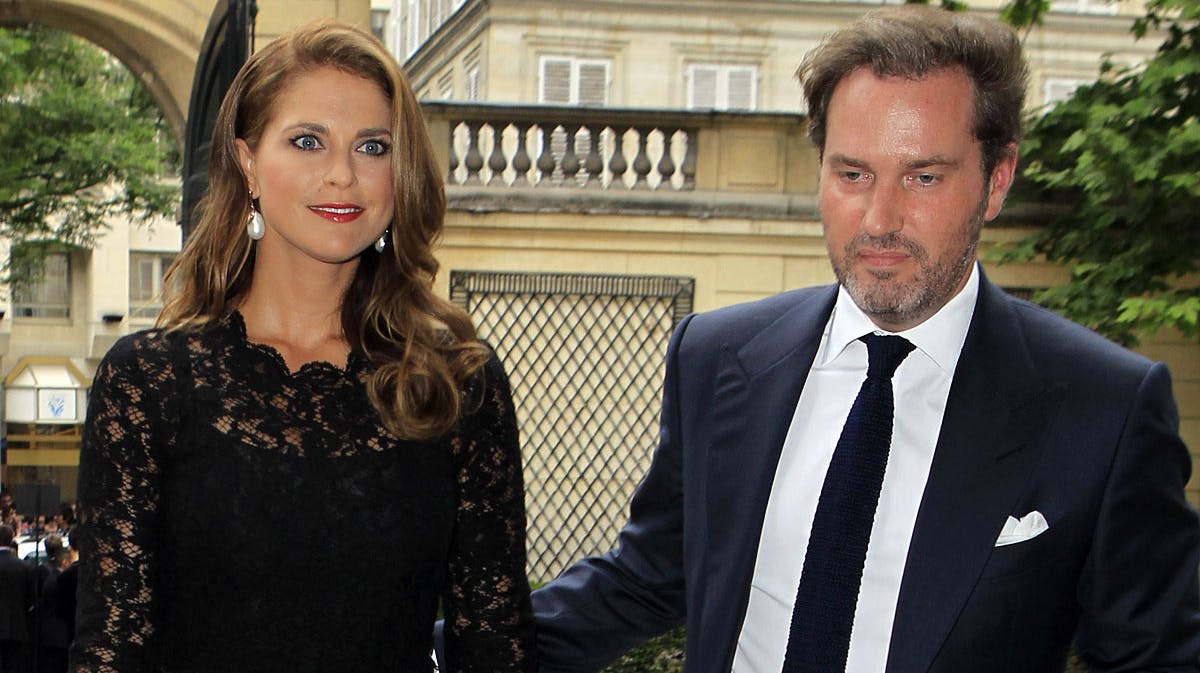 Prinsesse Madeleine Chris O'Neill er i Paris efter deres bryllupsrejse