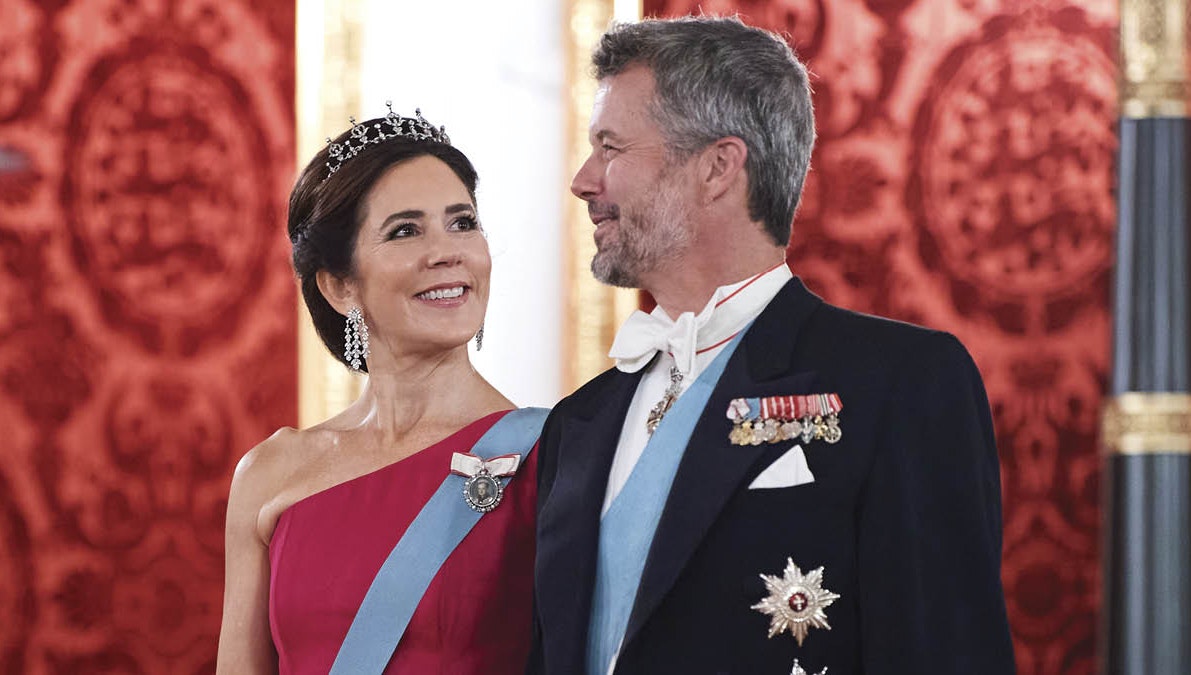 Kronprins Frederik og kronprinsesse Mary er værter ved aftenselskab på Christiansborg Slot fredag 23. september 2022.