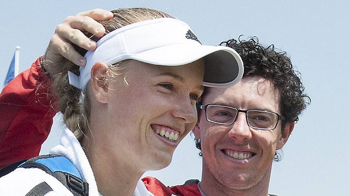 Caroline Wozniacki og Rory McIllroy