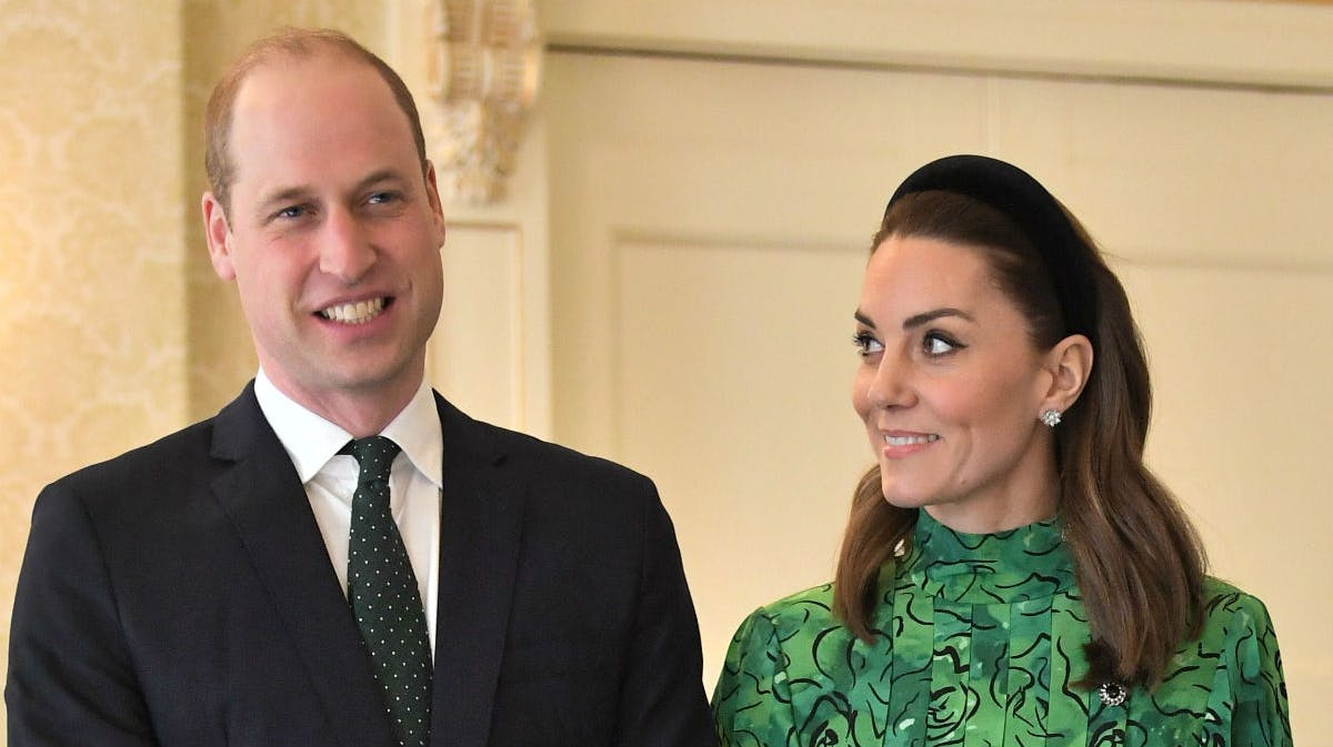 Prins William og hertuginde Catherine på officielt besøg i Irland. 