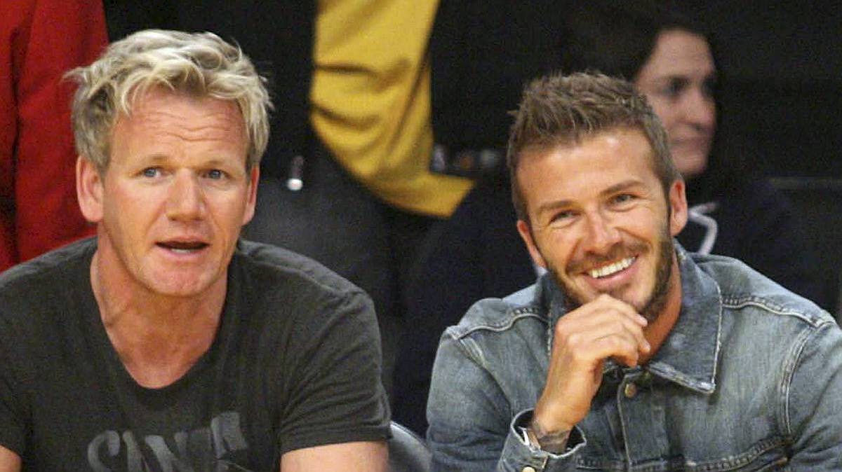 Gordon Ramsay og David Beckham