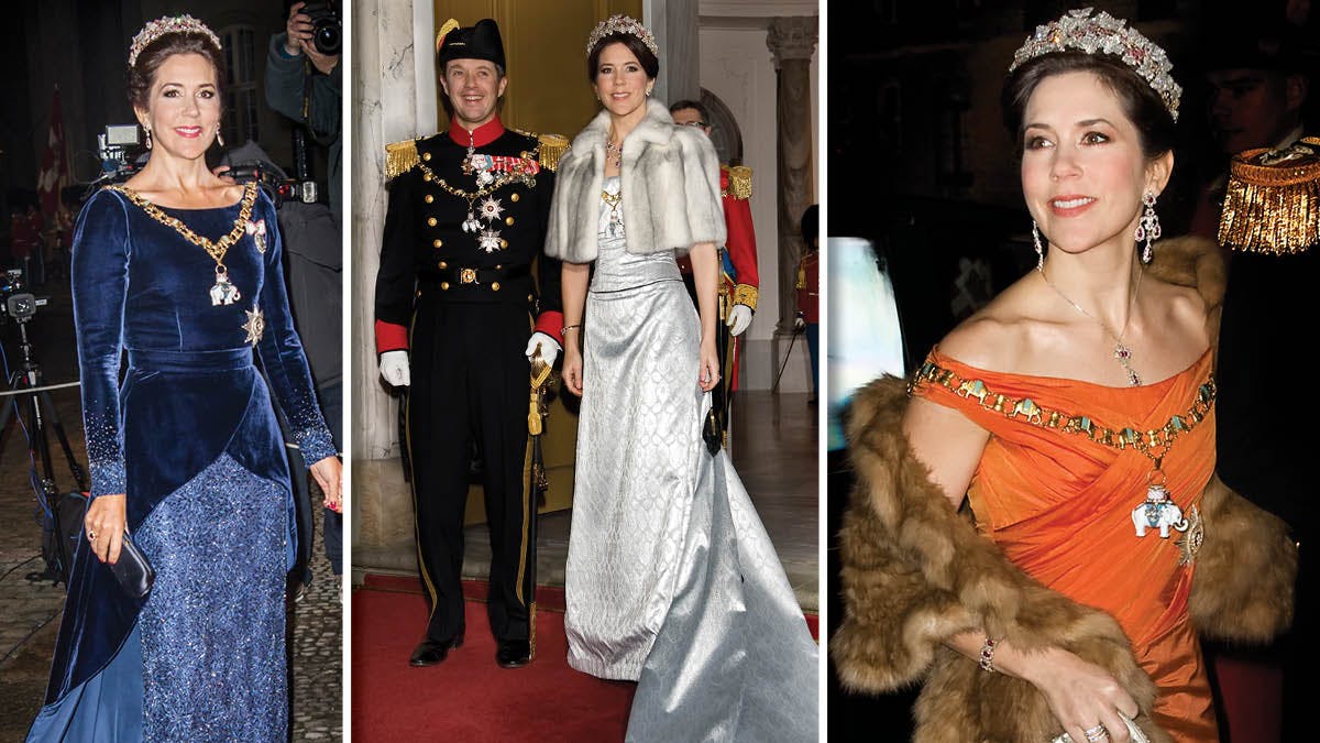Kronprinsesse Marys fantastiske nytårskjoler gennem tiden