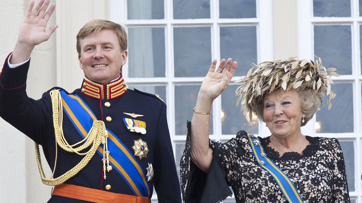 Kronprins Willem-Alexander og dronning Beatrix