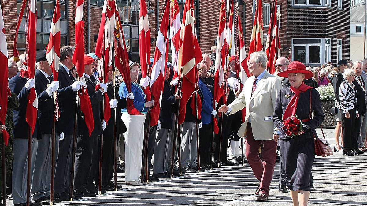 Regentparret er gået på sommerferie - ankomst til Aarhus Havn