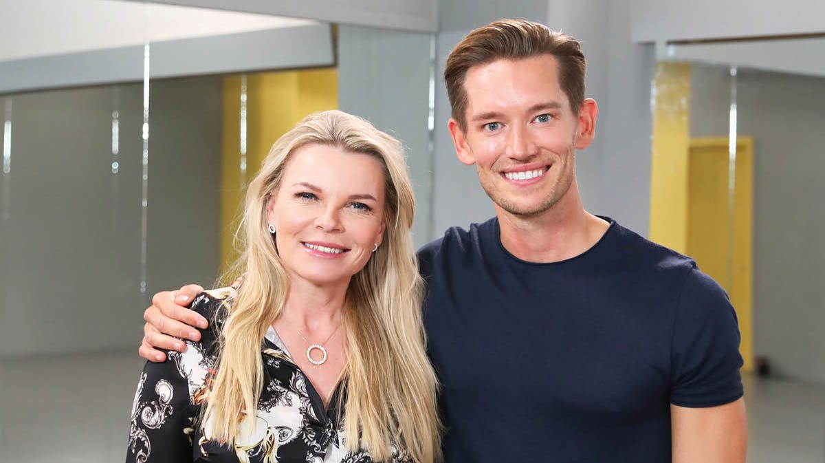 Katerina Pitzner og Morten Kjeldgaard. Diamanthandler Katerina Pitzner er 52 år og bor i København. Hun danser med Morten Kjeldgaard.