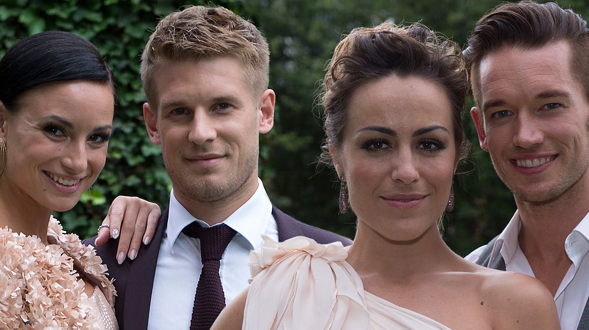 Claudia Rex, Mads Laudrup, Maria Lucia Heiberg Rosenberg og Morten Kjeldgaard deltager i årets "Vild med dans"