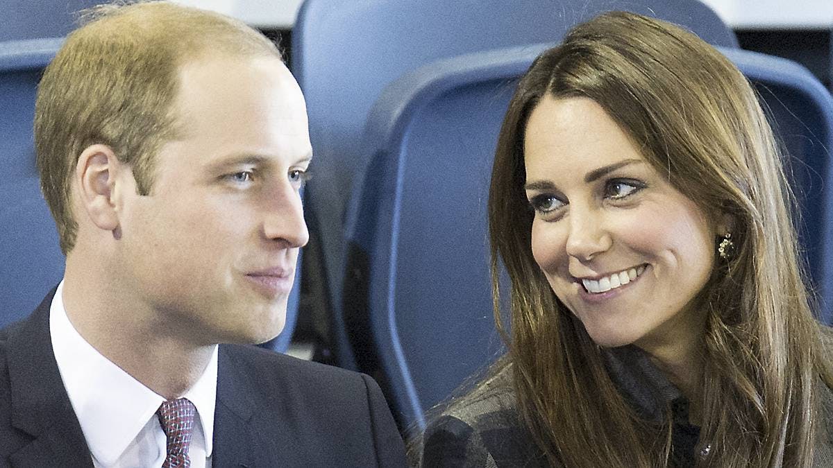 Prins William og hertuginde Catherine.