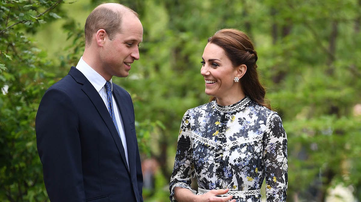 Hertuginde Catherine og prins William.