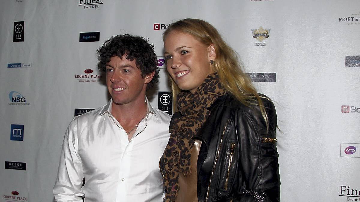 Caroline Wozniacki og Rory McIlroy
