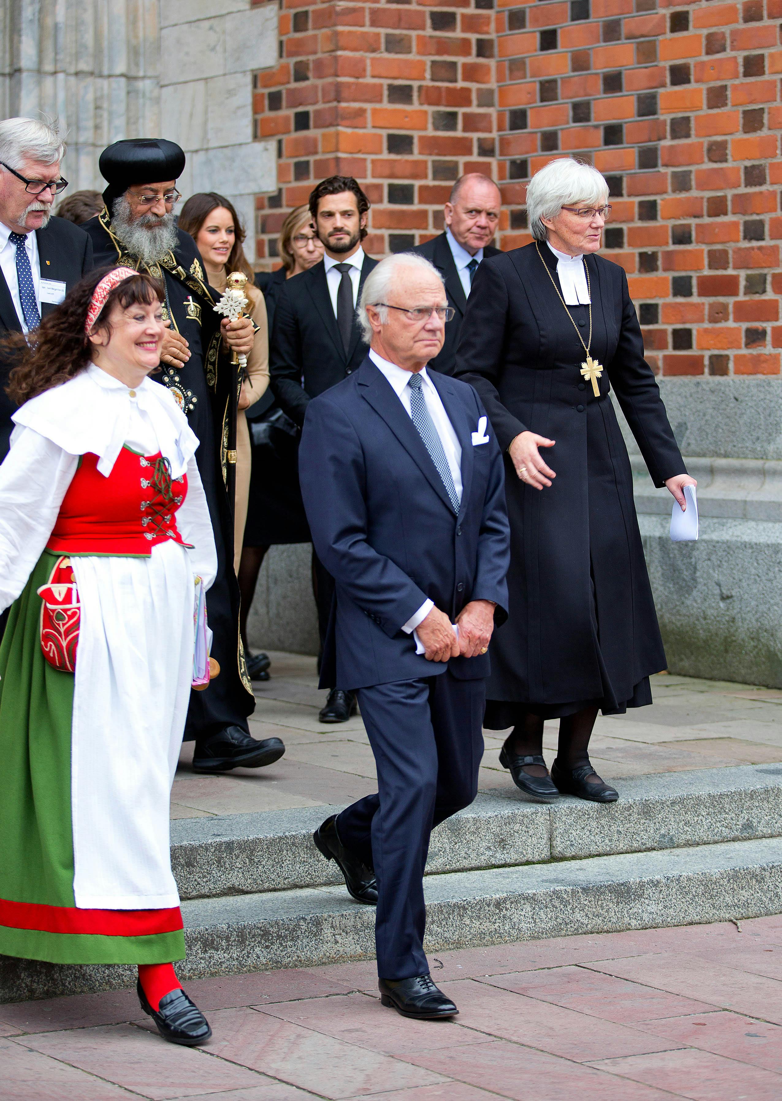 Prins Carl Philip, prinsesse Sofia og kong Carl Gustaf