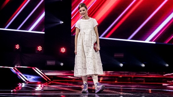 X Factor hvor Lise Rønnes elegante kjole er | BILLED-BLADET